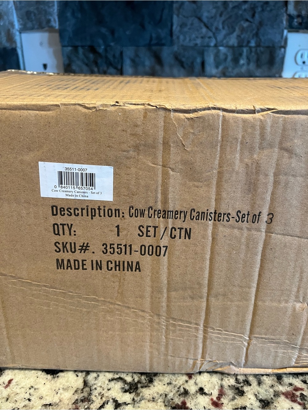Mackenzie-Childs Cow Creamery Canisters Set of 3. Brand New In Original Box! - Picture 10 of 10